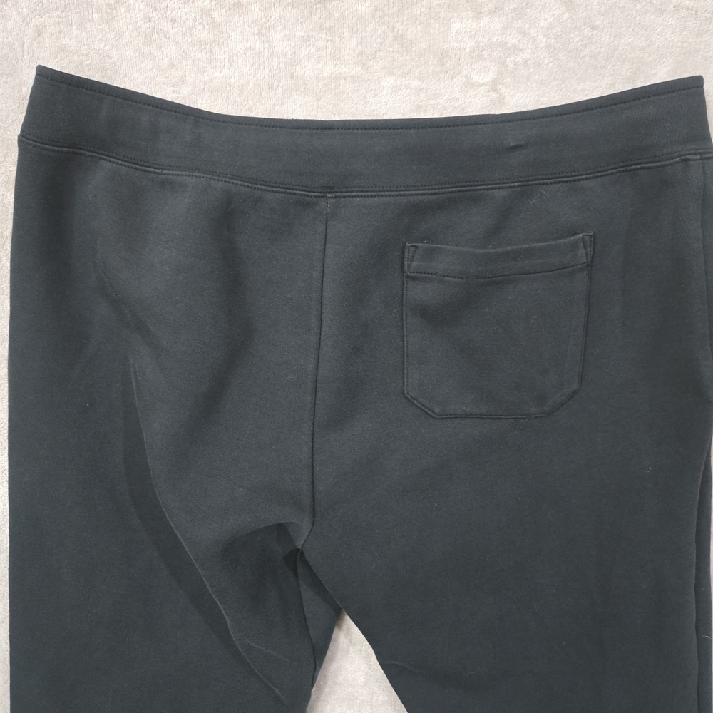 Polo Ralph Lauren Men Black Fleece Jogger Sweatpants XL Drawstring Logo Heritage - Picture 5 of 9